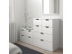 Comoda Ikea Nordli 10 sertare 160x99 (Alb)