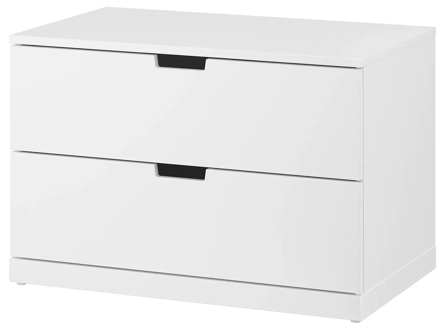 Тумба Ikea Nordli 2 ящика 80x54 (Белый)