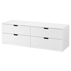 Comoda Ikea Nordli 4 sertare 160x54 (Alb)