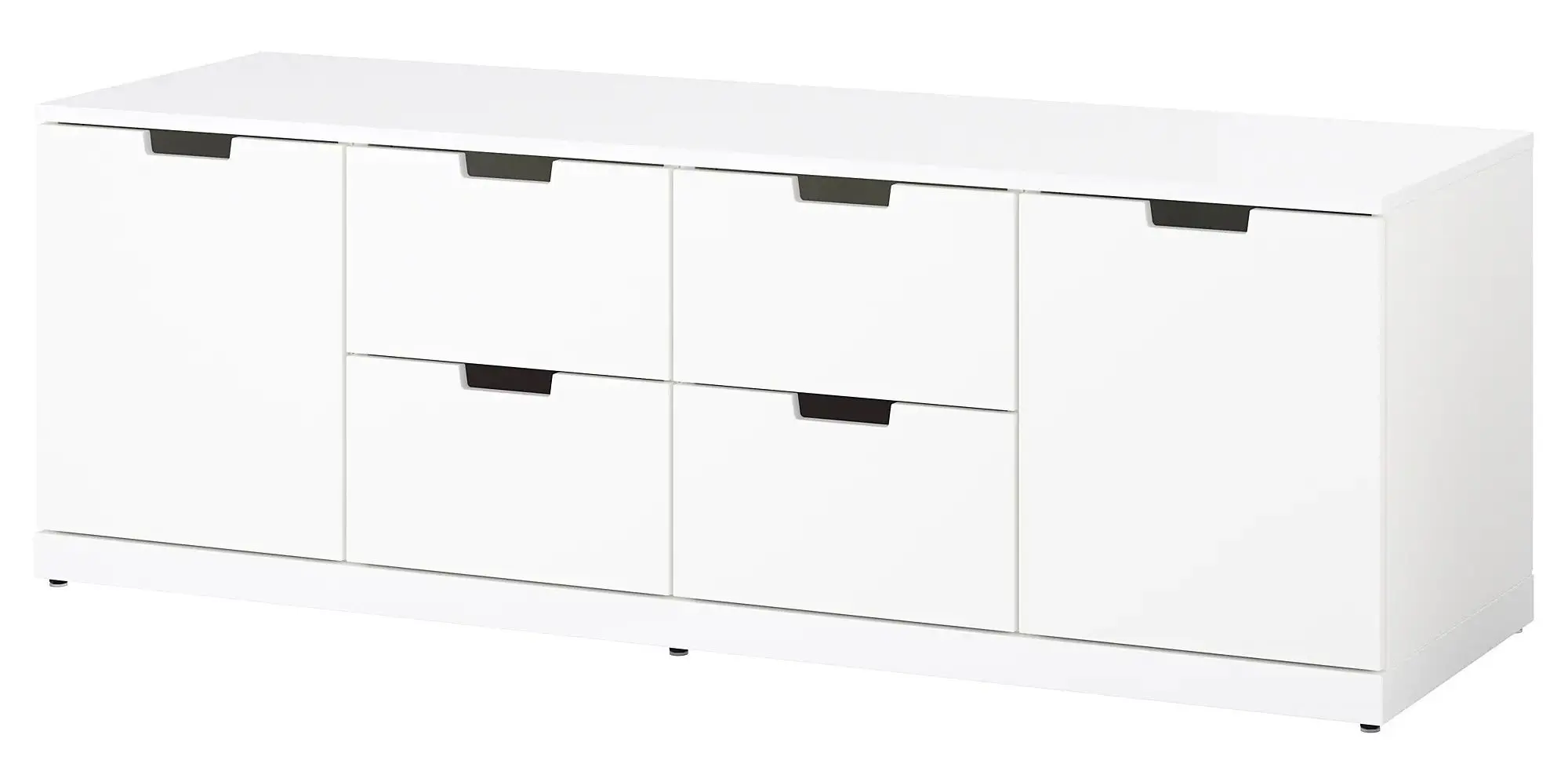 Comoda Ikea Nordli 6 sertare 160x54 (Alb)
