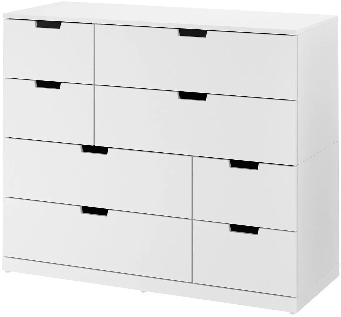 Комод Ikea Nordli 8 ящиков 120x99 (Белый)