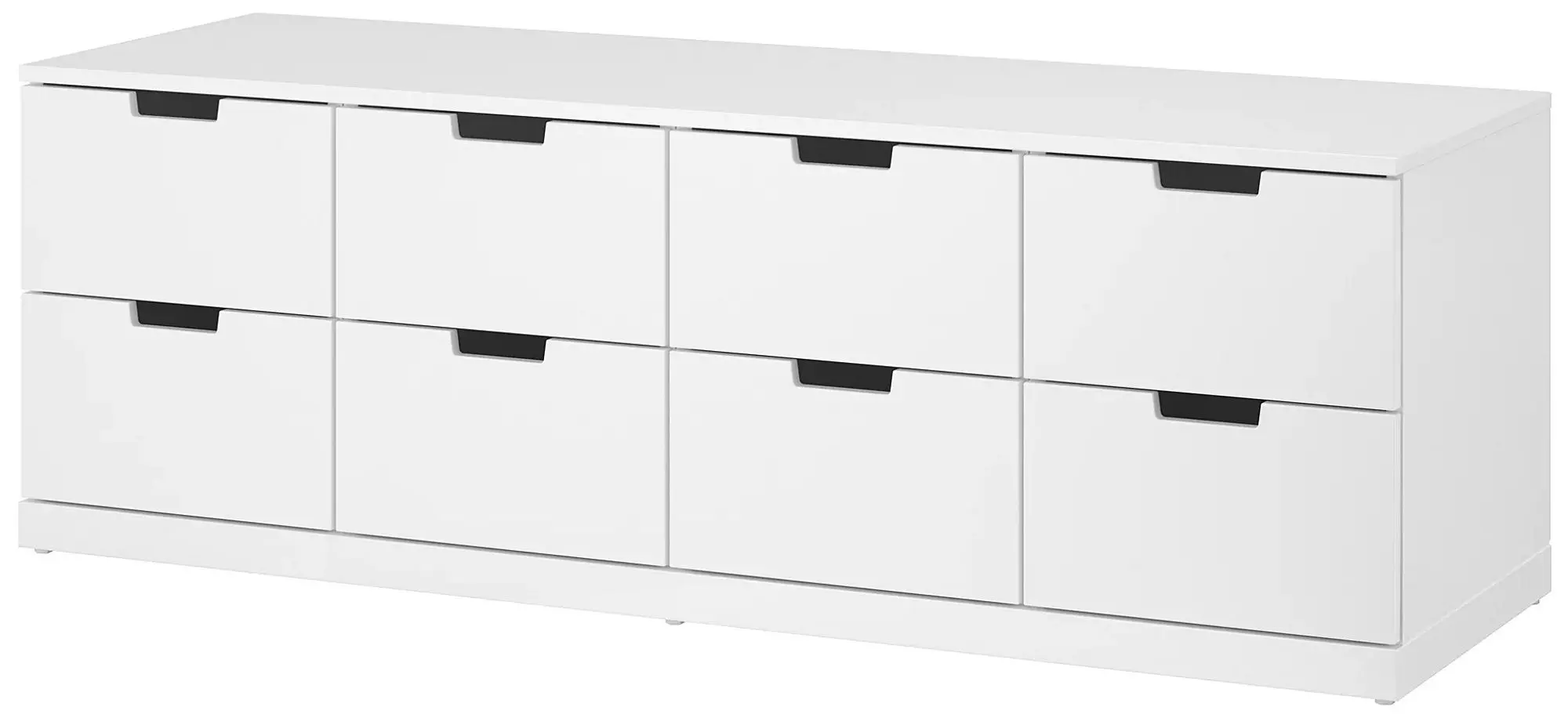 Comoda Ikea Nordli 8 sertare 160x54 (Alb)