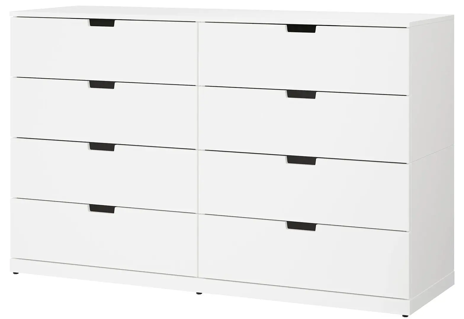 Comoda Ikea Nordli 8 sertare 160x99 (Alb)