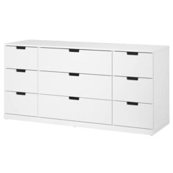 Комод Ikea Nordli 9 ящиков 160x76 (Белый)
