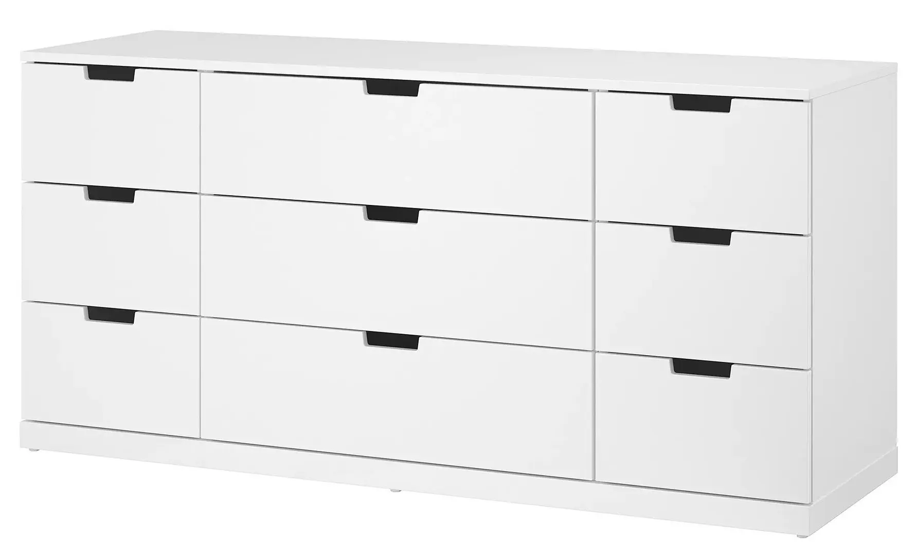 Комод Ikea Nordli 9 ящиков 160x76 (Белый)