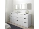 Комод Ikea Nordli 9 ящиков 160x76 (Белый)