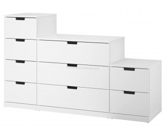 Комод Ikea Nordli 9 ящиков 160x99 (Белый)