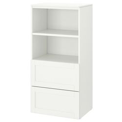 Comoda Ikea Smastad/Platsa 2 seratre/cu cadru 60x42x123 (Alb)