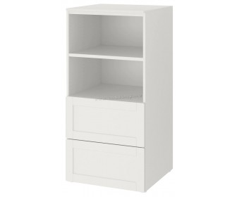 Etajera Ikea Smastad/Platsa 2 seratre/cu cadru 60x57x123 (Alb)