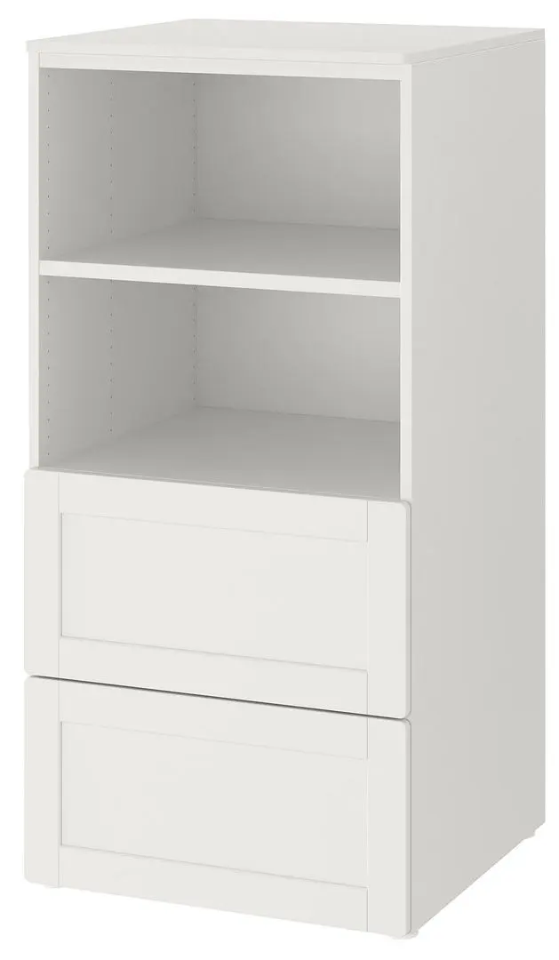 Etajera Ikea Smastad/Platsa 2 seratre/cu cadru 60x57x123 (Alb)
