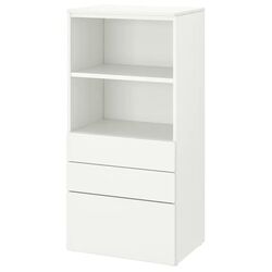 Comoda Ikea Smastad/Platsa 3 sertare 60x42x123 (Alb)