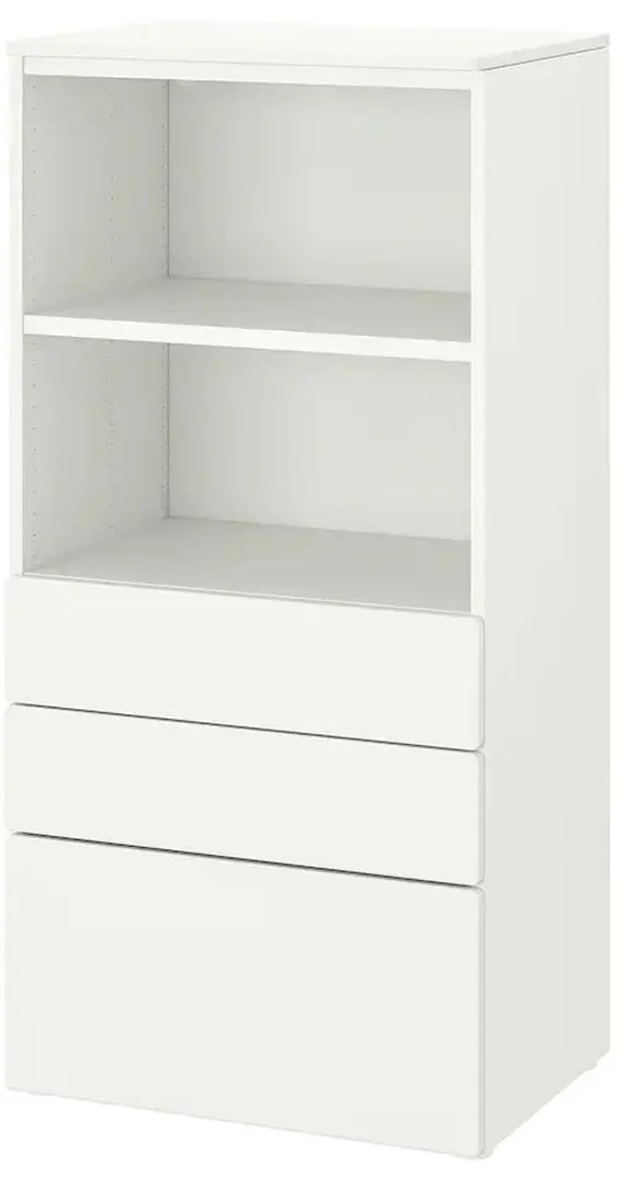 Comoda Ikea Smastad/Platsa 3 sertare 60x42x123 (Alb)