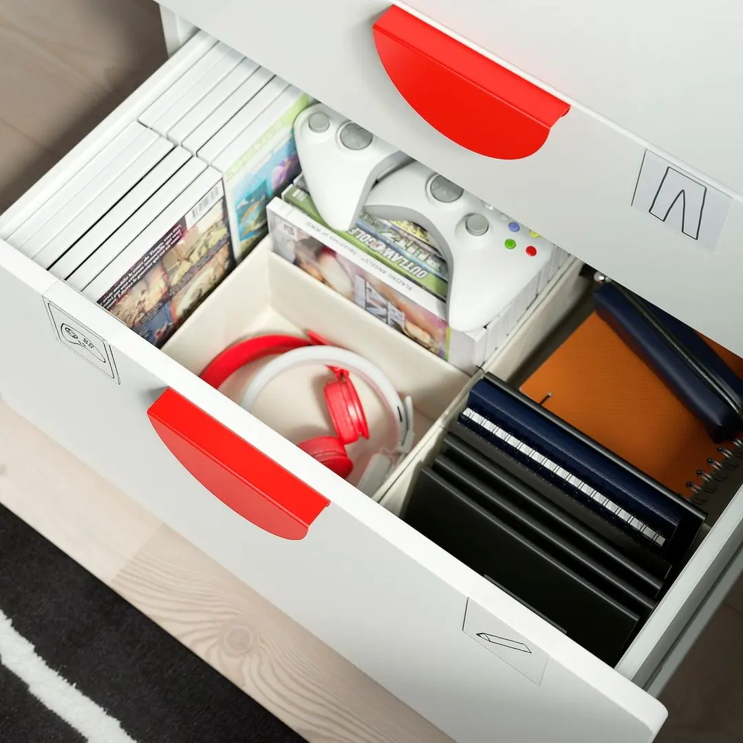 Comoda Ikea Smastad/Platsa 3 sertare 60x42x63 (Alb/Alb)