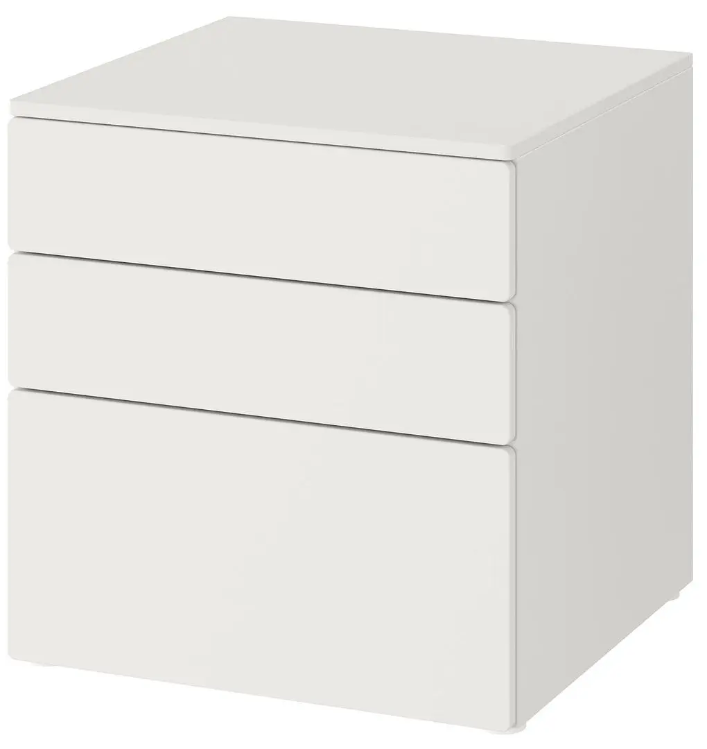 Comoda Ikea Smastad/Platsa 3 sertare 60x55x63 (Alb)