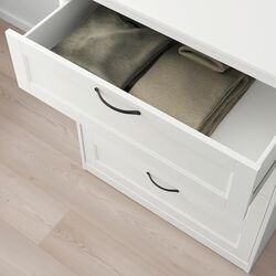 Comoda Ikea Songesand 4 sertare 82x104 (Alb) Thumb