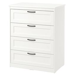 Комод Ikea Songesand 4 ящика 82x104 (Белый)