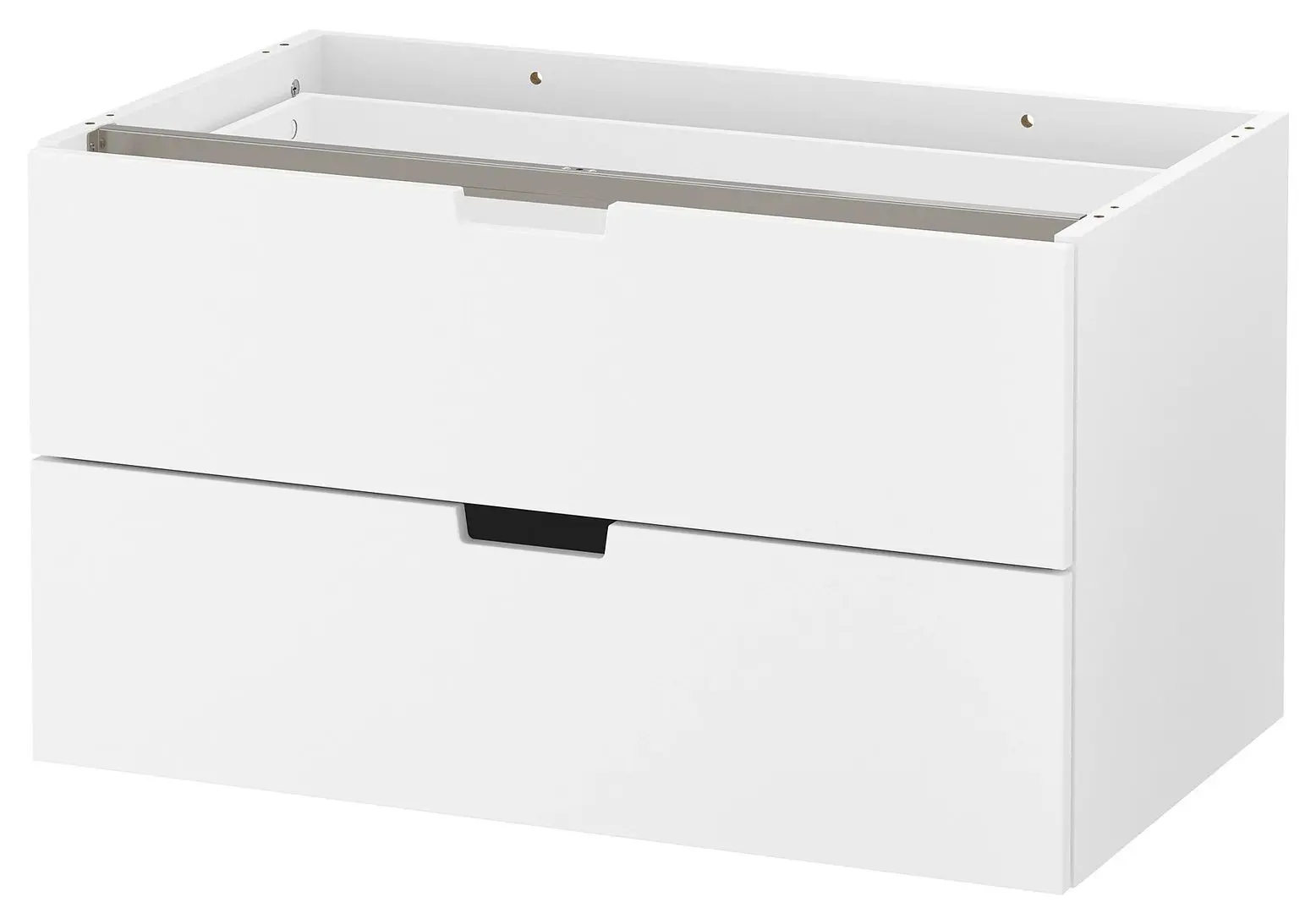 Comoda modulara Ikea Nordli 2 sertare 80x45 (Alb)