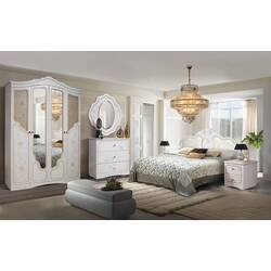 Comoda КМК 0434.4-01 Melani 1 (White/Gold) Thumb