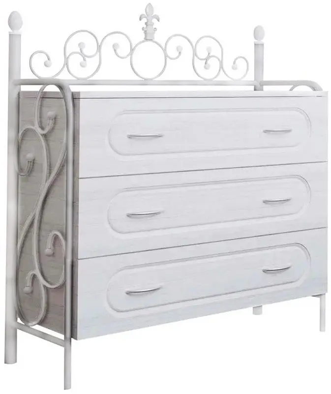 Comoda Металл-Дизайн 113х97х44 (White)