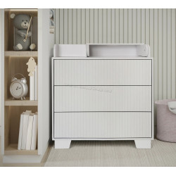 Пеленальный комод Miracolo Bruno (White)