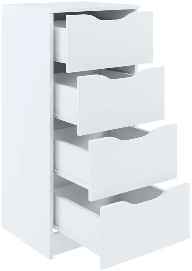 Комод Mirjan24 Fulmar/Gratus 4S (White) - 2