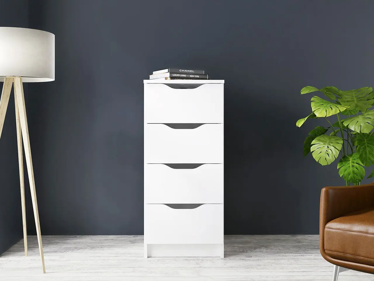 Комод Mirjan24 Fulmar/Gratus 4S (White) - 4