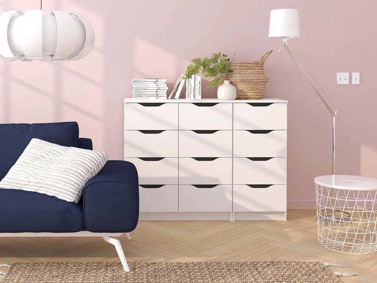 Комод Mirjan24 Fulmar/Gratus 8S (White) - 6