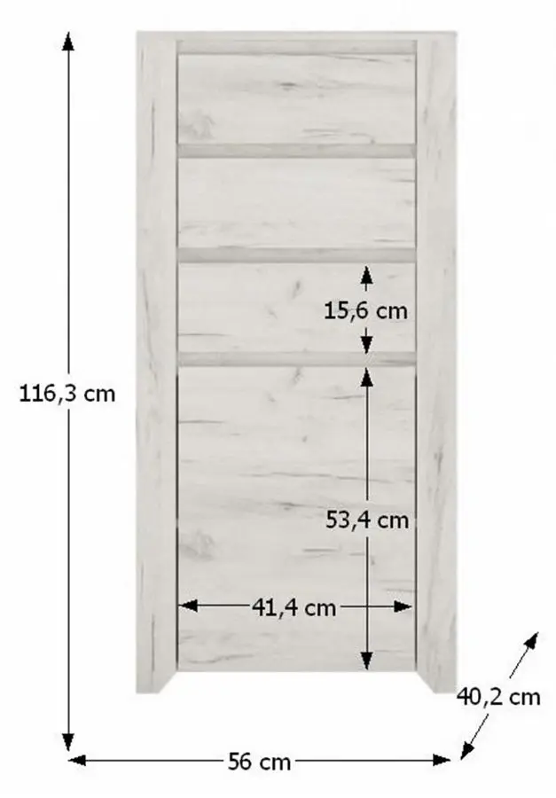 Tumba Tempo Kondela Angel Typ 35 (Craft White) - 2