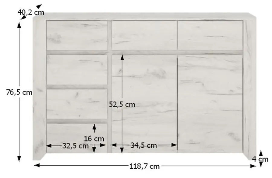 Tumba Tempo Kondela Angel Typ 42 (Craft White) - 2