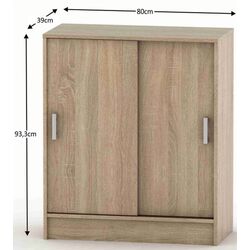 Шкаф Tempo Kondela Betty 4 BE04-009-00 (Sonoma Oak) Thumb