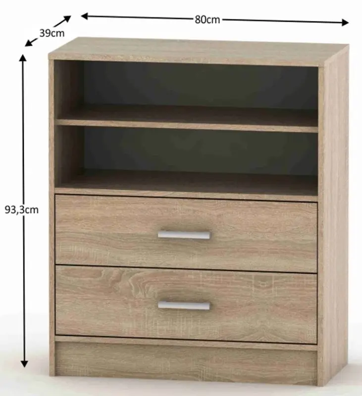 Comoda Tempo Kondela Betty 4 BE04-013-00 (Sonoma Oak)