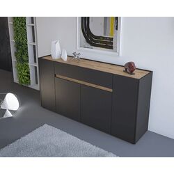 Tumba Mobhaus Bristol (Grey-Brown/Wotan Oak) Thumb