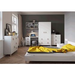 Tumba Tempo Kondela Fiera 4S1D (White) Thumb