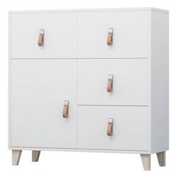 Tumba Tempo Kondela Fiera 4S1D (White)