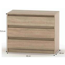 Comoda Tempo Kondela Hany New 003 (Sonoma Oak) Thumb