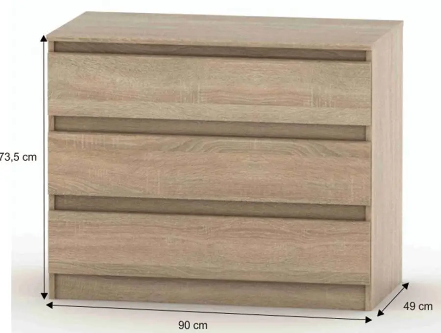 Comoda Tempo Kondela Hany New 003 (Sonoma Oak)