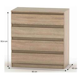 Comoda Tempo Kondela Hany New 004 (Sonoma Oak) Thumb