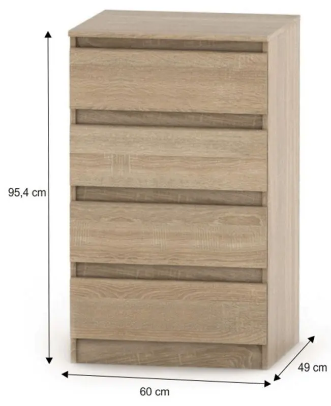 Comoda Tempo Kondela Hany New 014 (Sonoma Oak)