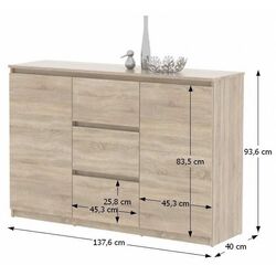 Тумба Mobhaus Logan New 04 (Sonoma Oak) Thumb