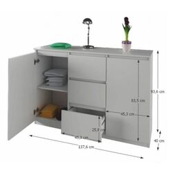 Тумба Mobhaus Logan New 04 (White) Thumb