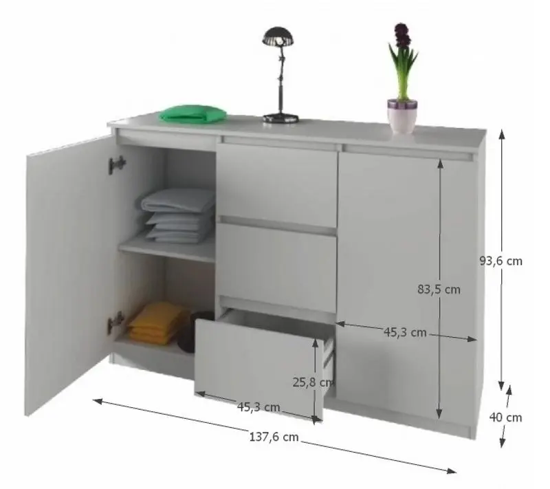 Тумба Mobhaus Logan New 04 (White)