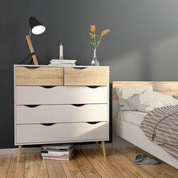 Comoda Tempo Kondela Oslo 75456 (Sonoma Oak/White) Thumb