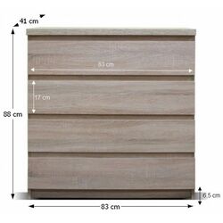 Комод Mobhaus Panama Typ 05 (Sonoma Oak) Thumb