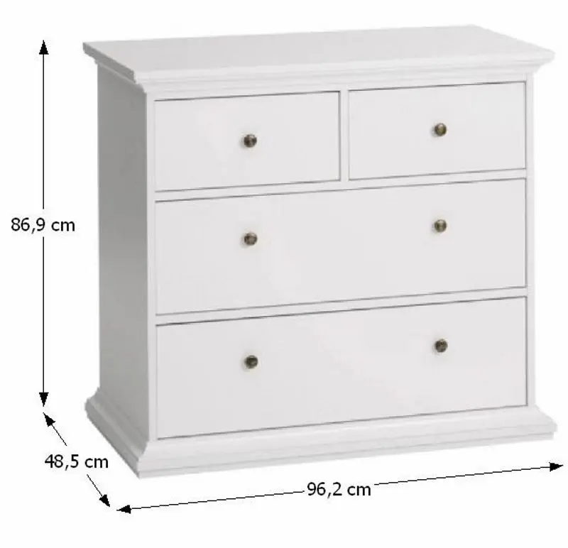 Комод Mobhaus Paris 70305/76716 (White)