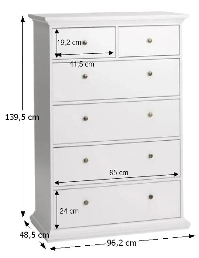 Комод Mobhaus Paris 70306/76718 (White)