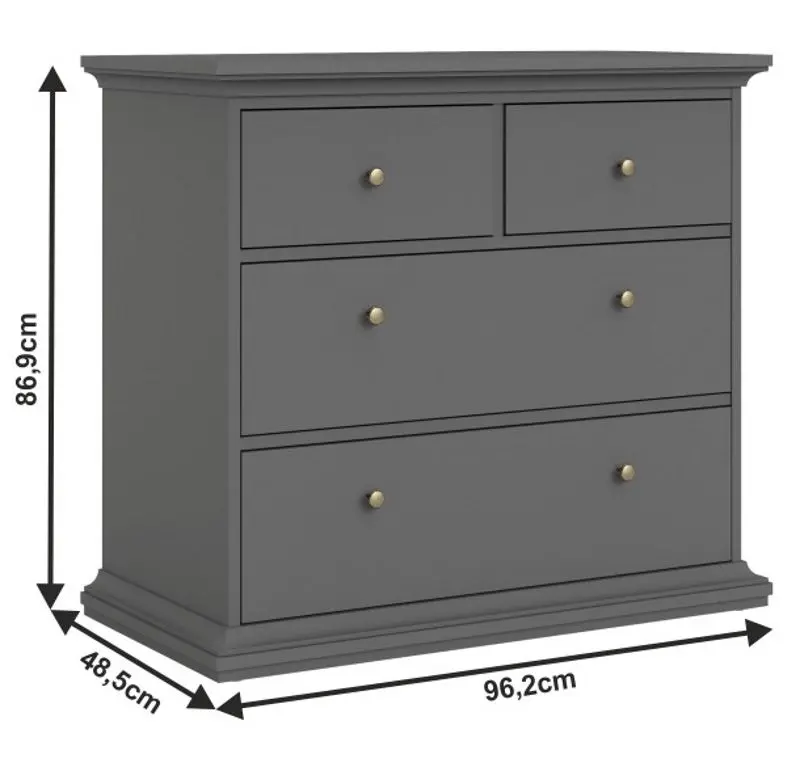 Комод Mobhaus Paris 76716 (Gray)