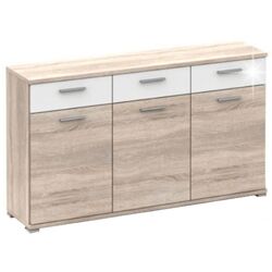 Tumba Mobhaus Rachel Typ 2 (Sonoma Oak/White Extra Gloss)