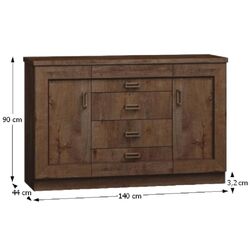 Тумба Tempo Kondela Tedy Typ T6 (Lefkas Oak) Thumb