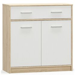 Тумба Mobhaus Teyo 2D1S (White/Sonoma Oak)