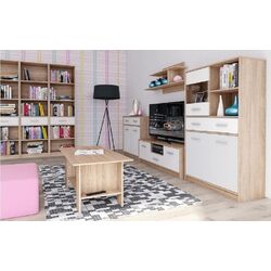 Тумба Mobhaus Teyo 3D2S (White/Sonoma Oak) Thumb